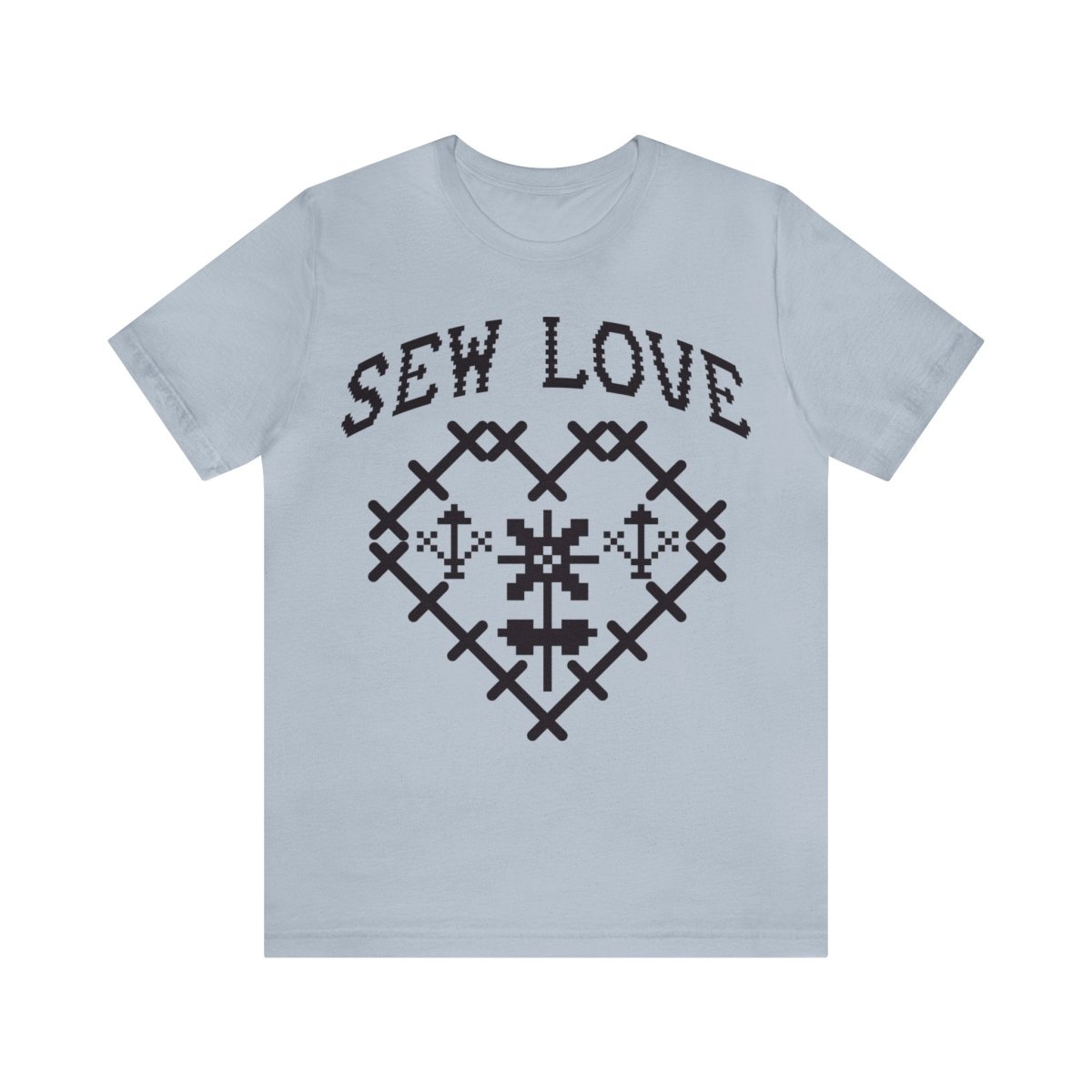 Sew Love Premium T-Shirt, Sewing Grows Love, Stitch, Needlepoint, Embroidery, Craft Gift Skills
