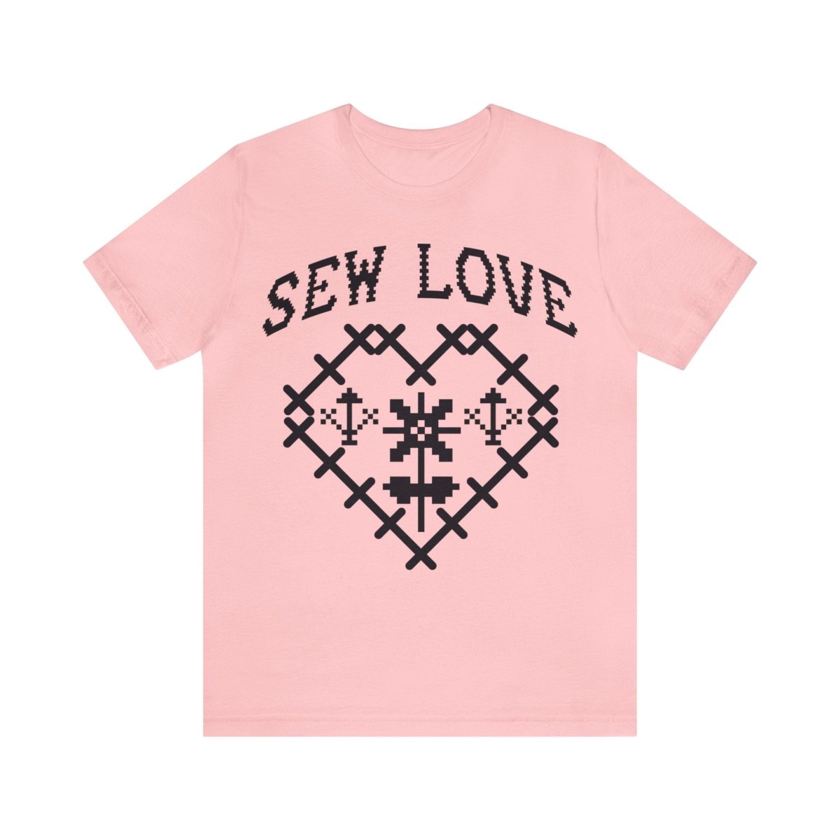 Sew Love Premium T-Shirt, Sewing Grows Love, Stitch, Needlepoint, Embroidery, Craft Gift Skills