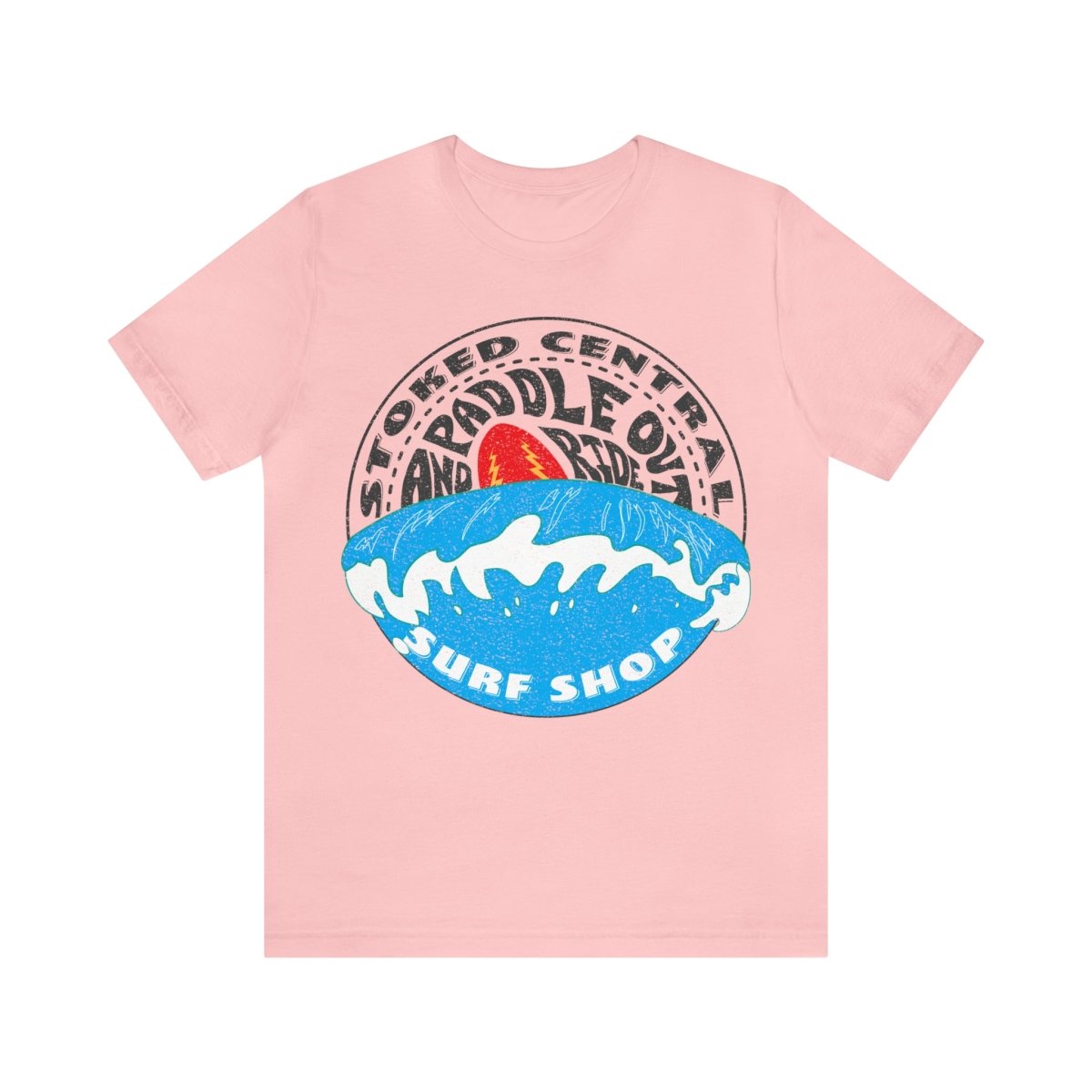 Stoked Central Surf Shop Paddle Out Premium T-Shirt, Malibu, California