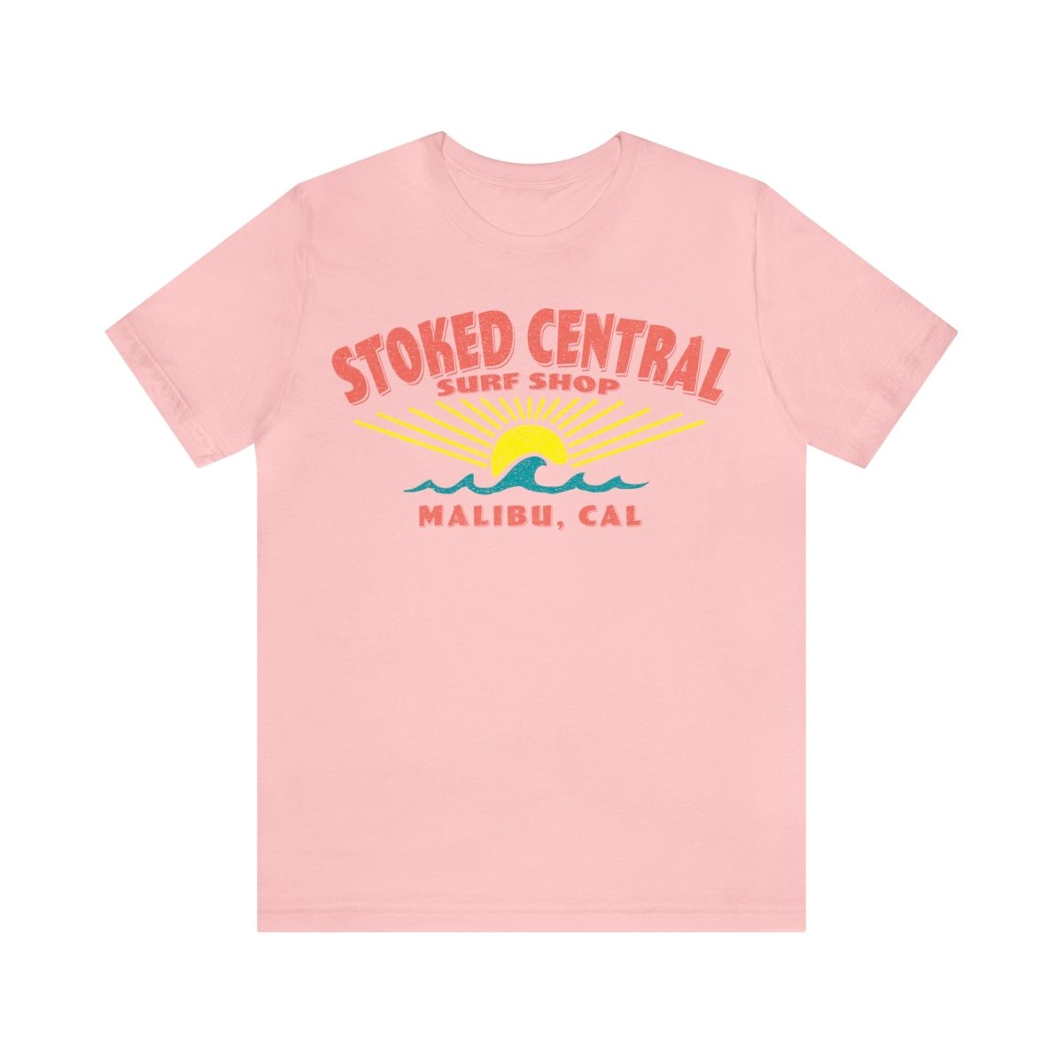 Stoked Central Surf Shop Premium T-Shirt, Malibu, California