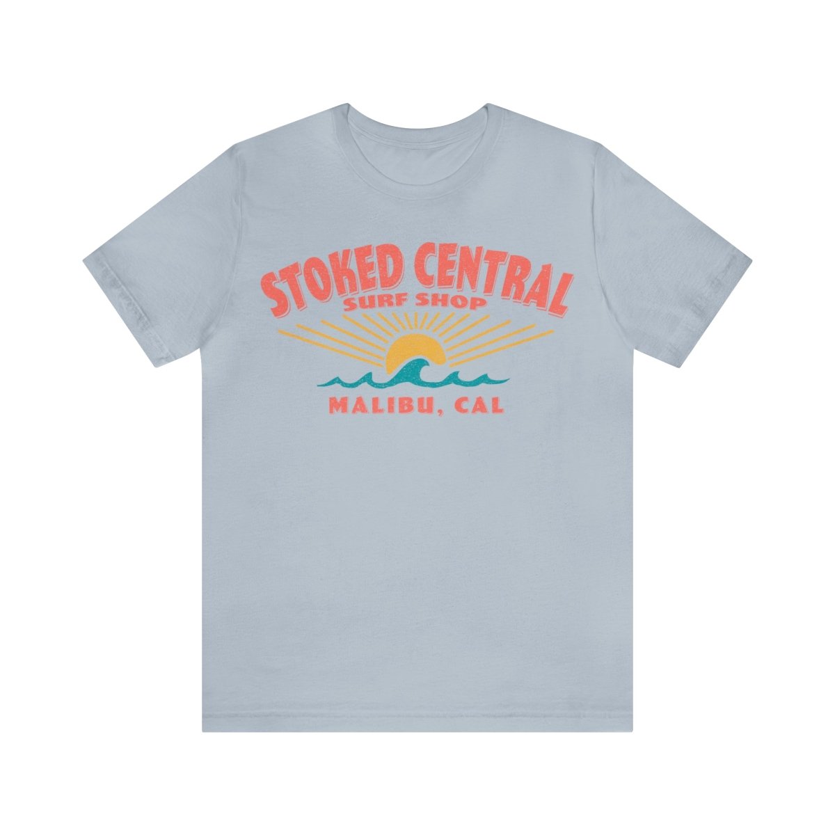 Stoked Central Surf Shop Premium T-Shirt, Malibu, California