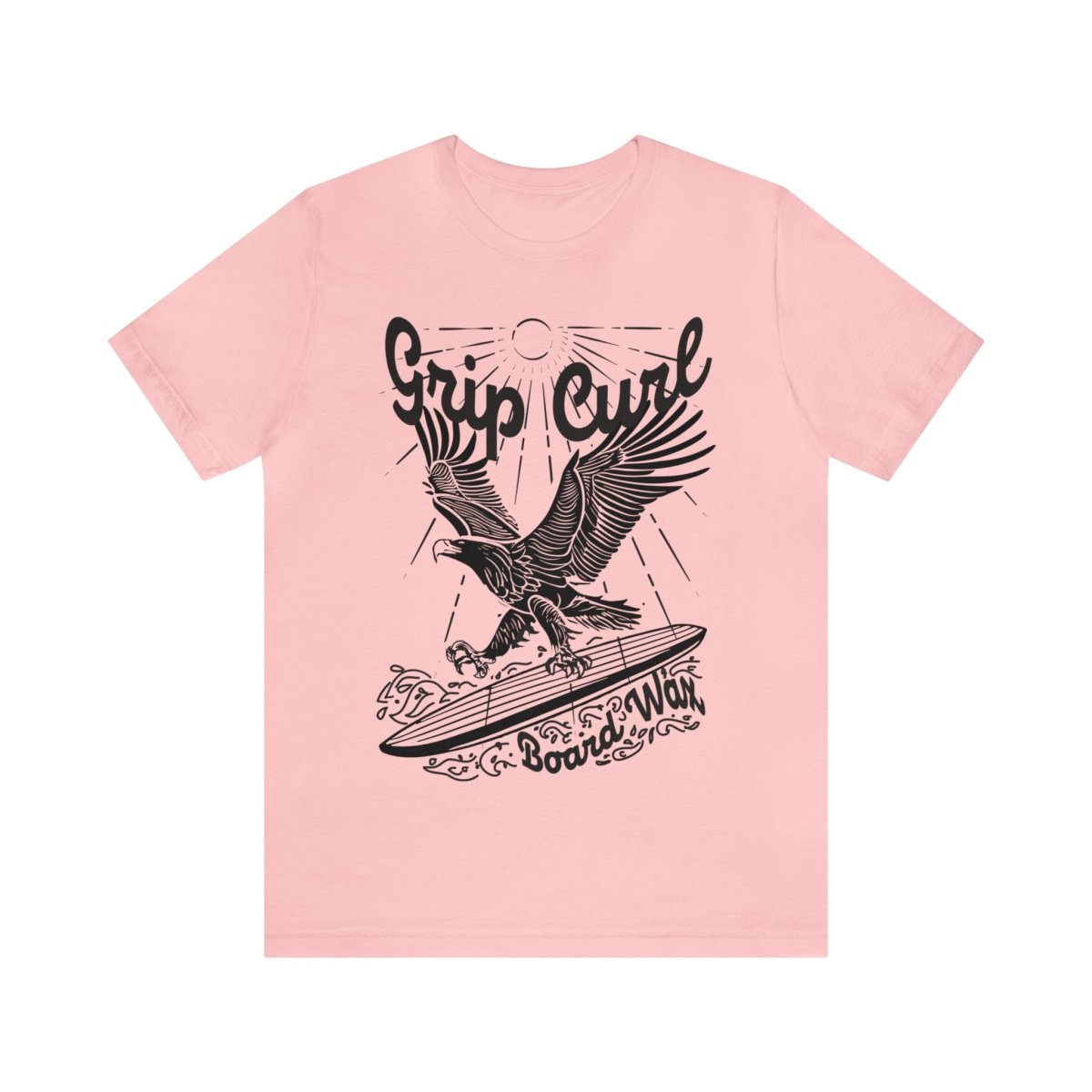 Surf Eagle Premium T-Shirt, Grip Curl Board Wax