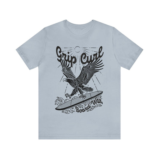 Surf Eagle Premium T-Shirt, Grip Curl Board Wax
