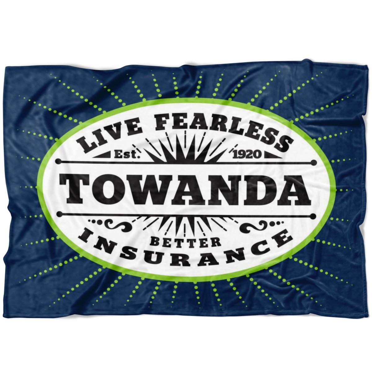 TOWANDA Live Fearless - Fleece Super Soft Blanket | Better Insurance, Fried Green Tomatoes