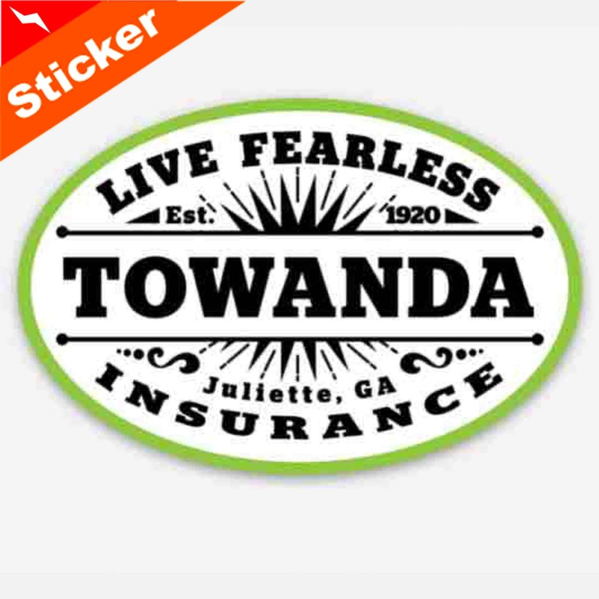 TOWANDA - Premium Stickers & Magnets | Fried Green Tomatoes, Brave Girl Gift