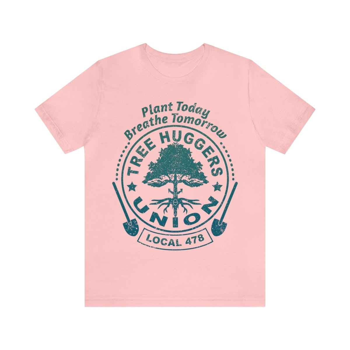 Tree Huggers Union Local Premium T-Shirt, Nature, Outdoors, Environment
