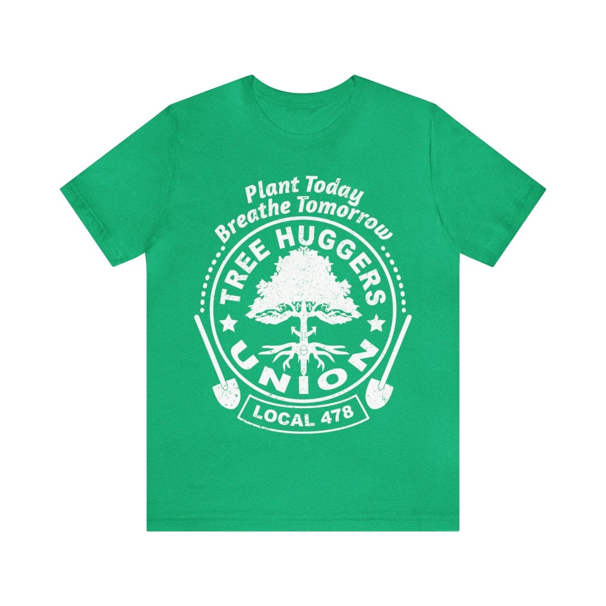 Tree Huggers Union Local Premium T-Shirt, Nature, Outdoors, Environment