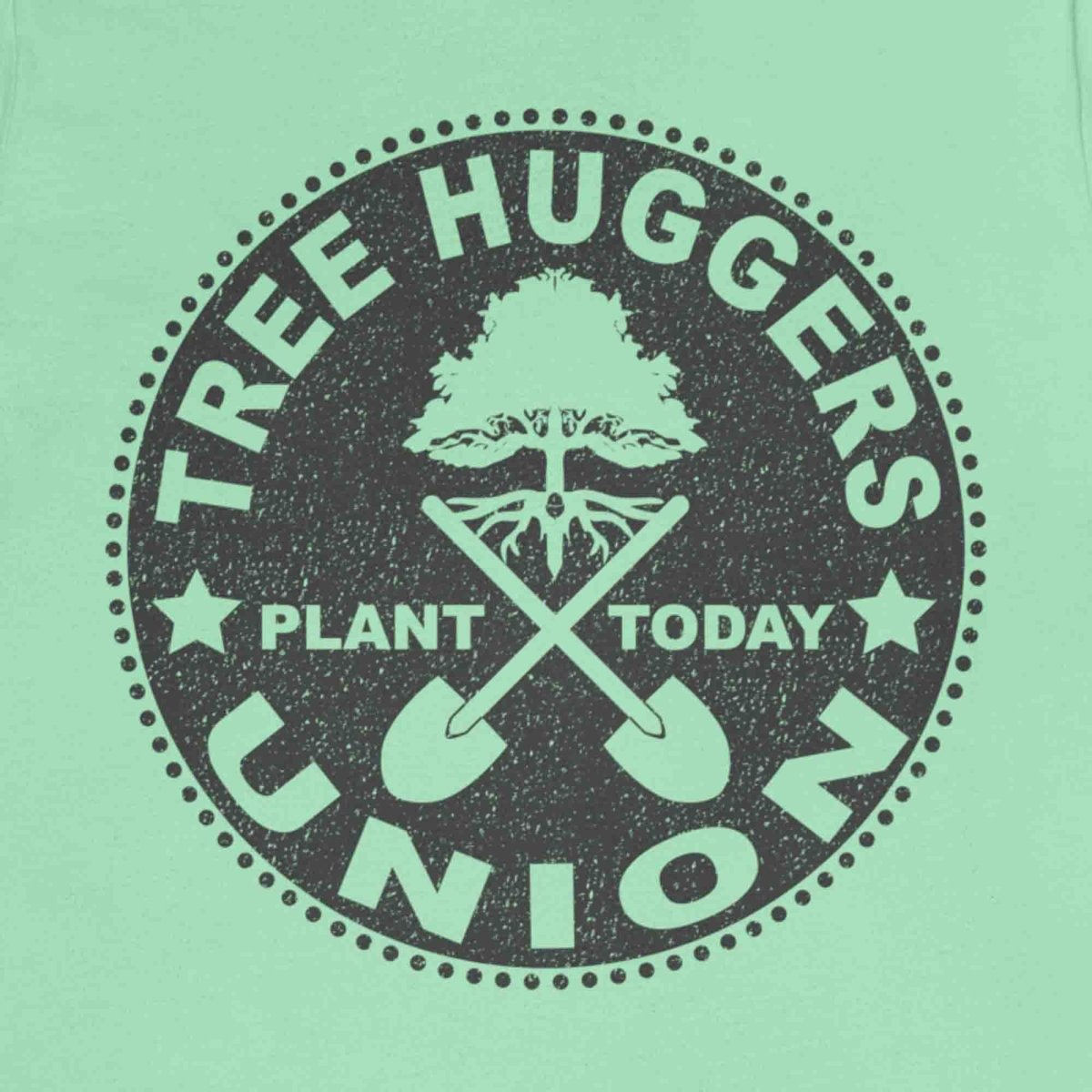Huggers Logo Tree Huggers Union Logo Premium T-Shirt, Environment, Clean Air ...