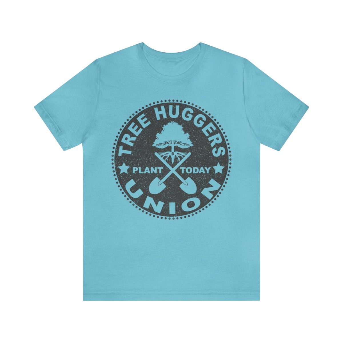 Tree Huggers Union Logo Premium T-Shirt, Environment, Clean Air