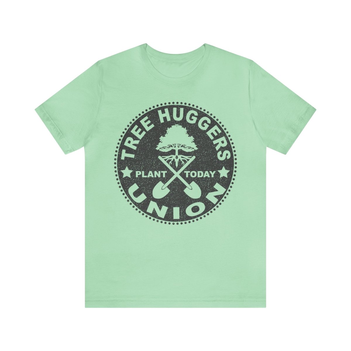 Tree Huggers Union Logo Premium T-Shirt, Environment, Clean Air