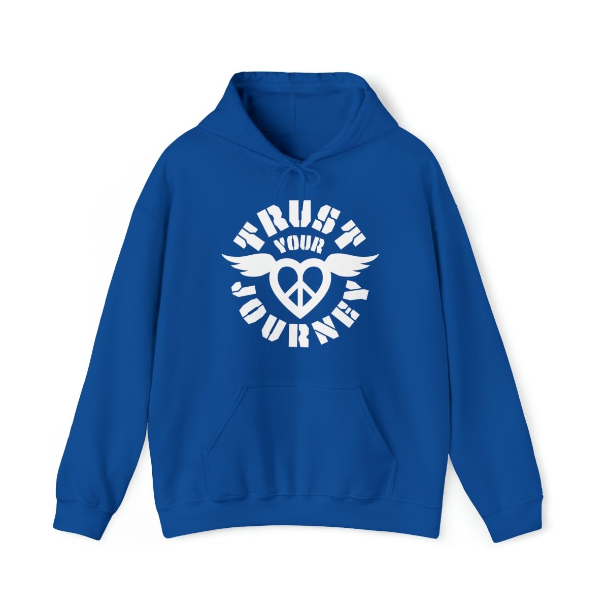 Trust Your Journey, Peace Love Winged Fleece Hoodie, Live A Brave Story