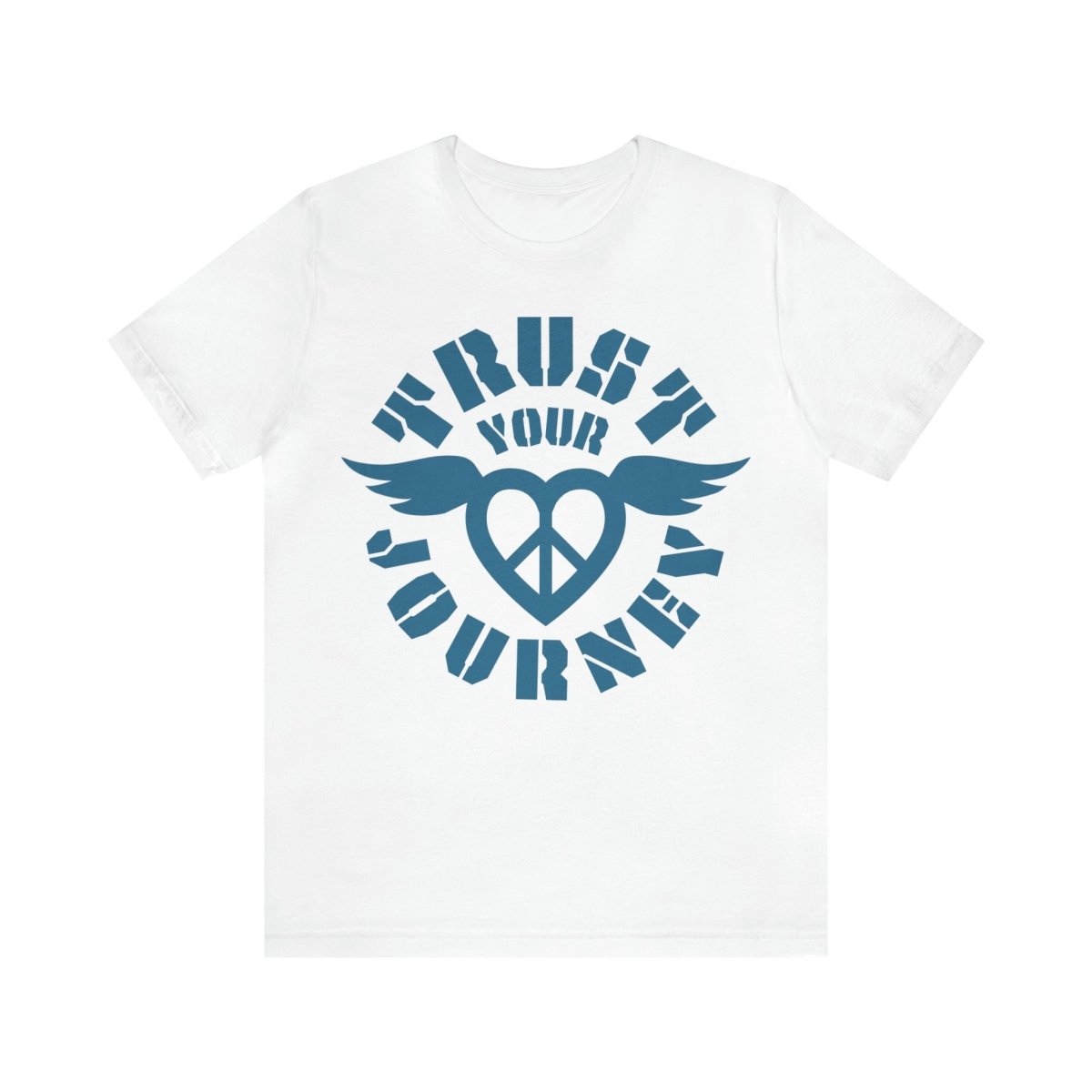 Trust Your Journey Peace Love Winged Premium T-Shirt, Love Your Story