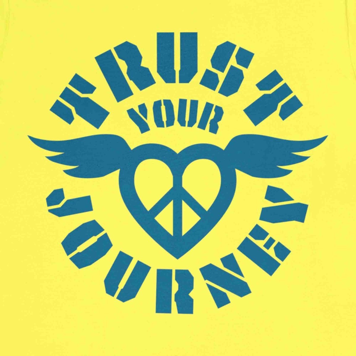 Trust Your Journey Peace Love Winged Premium T-Shirt, Love Your Story