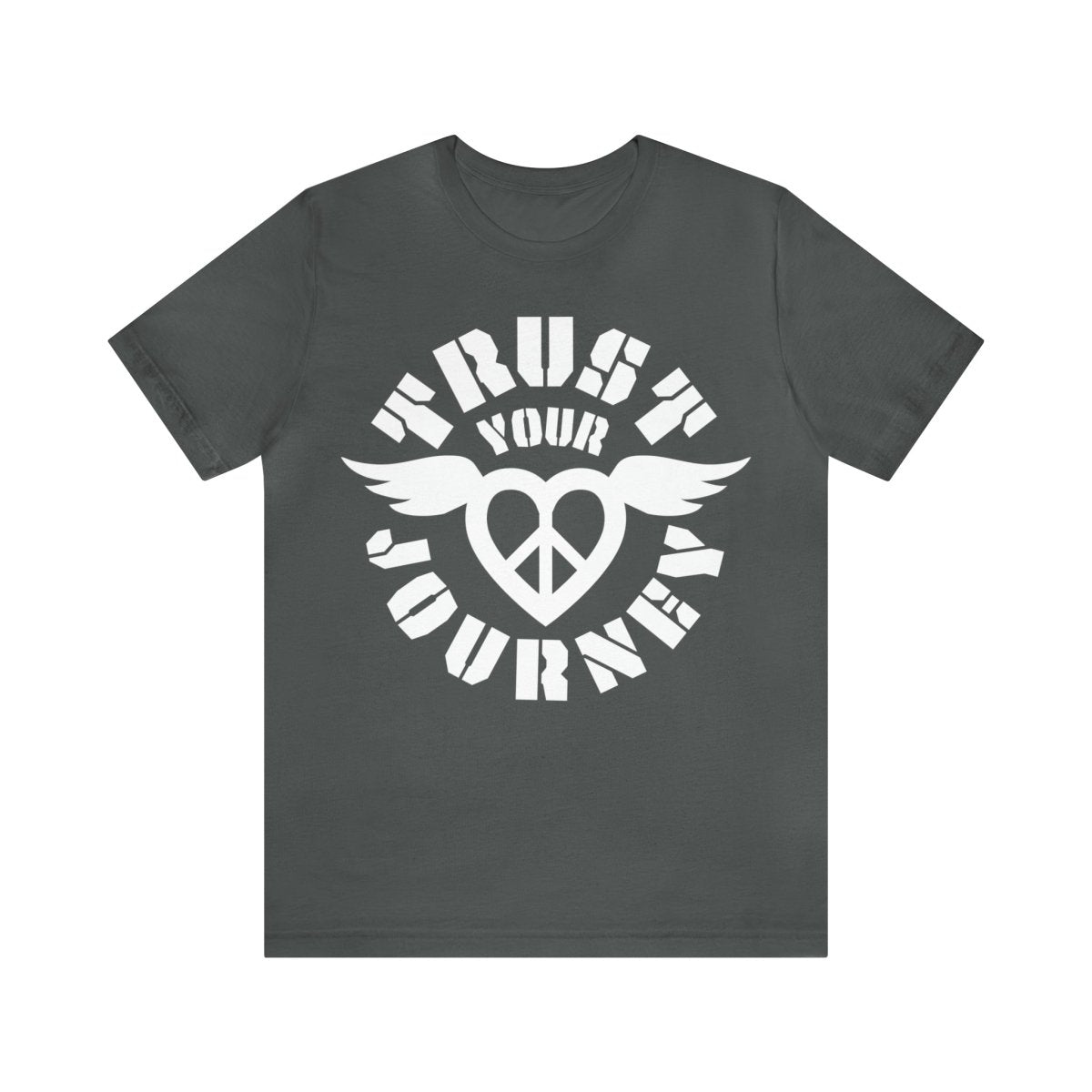 Trust Your Journey Peace Love Winged Premium T-Shirt, Love Your Story