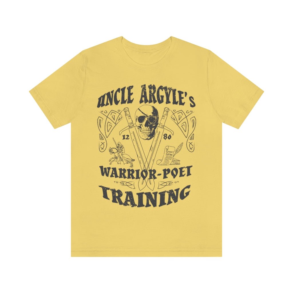 Uncle Argyle's Warrior Poet Training Premium T-Shirt, William Wallace, Braveheart, Scotland The Brave
