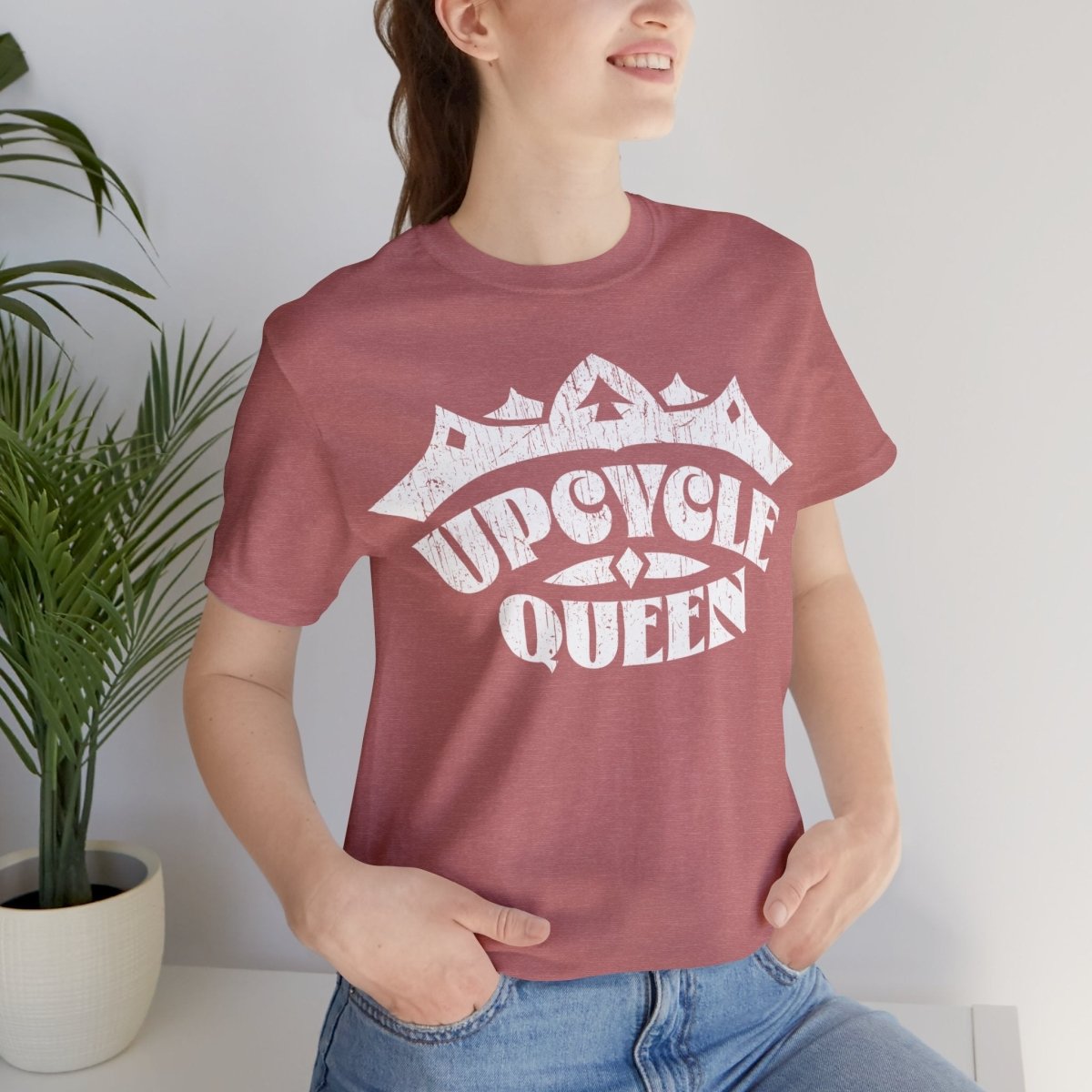Upcycle Queen Premium T-Shirt, ReUse, DIY, Home Made, Recycle, Garage Sales, Flea Markets, Antiques, Junkin' Genius