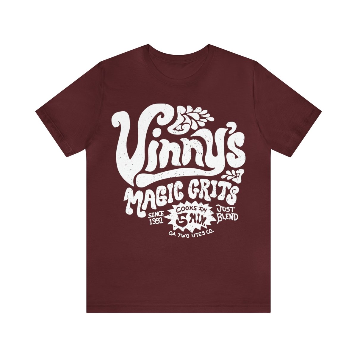 Vinny's Magic Grits Premium T-Shirt, Cooks in 5 Minutes, Grit Eating World Favorite, Just Blend