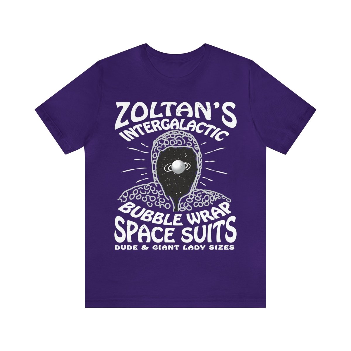 Zoltan's Bubble Wrap Space Suits Premium T-Shirt, Dude & Sweet Giant Lady Sizes