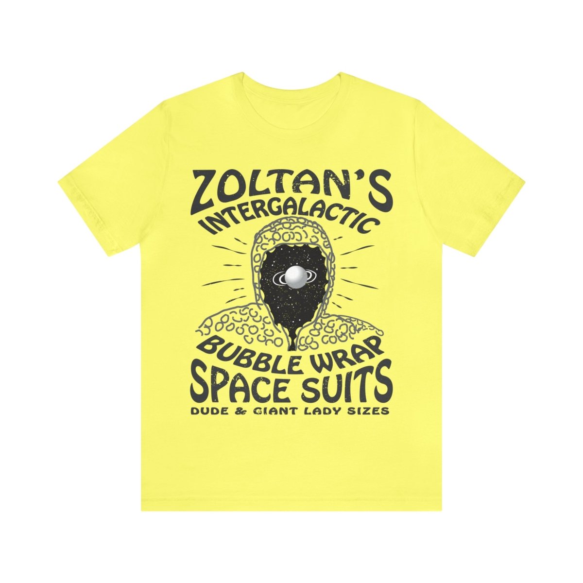 Zoltan's Bubble Wrap Space Suits Premium T-Shirt, Dude & Sweet Giant Lady Sizes